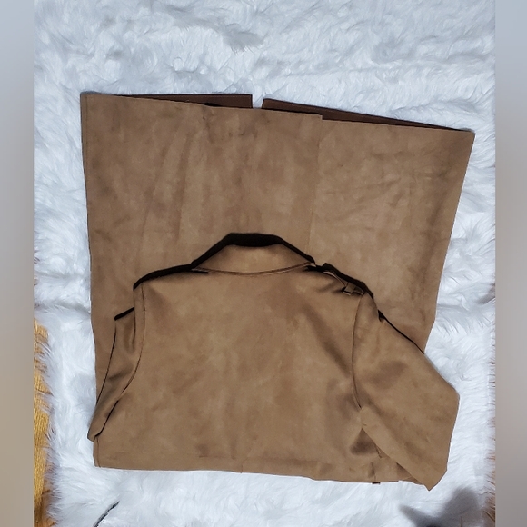 Nygard Suade Trench Coat - Picture 2 of 5